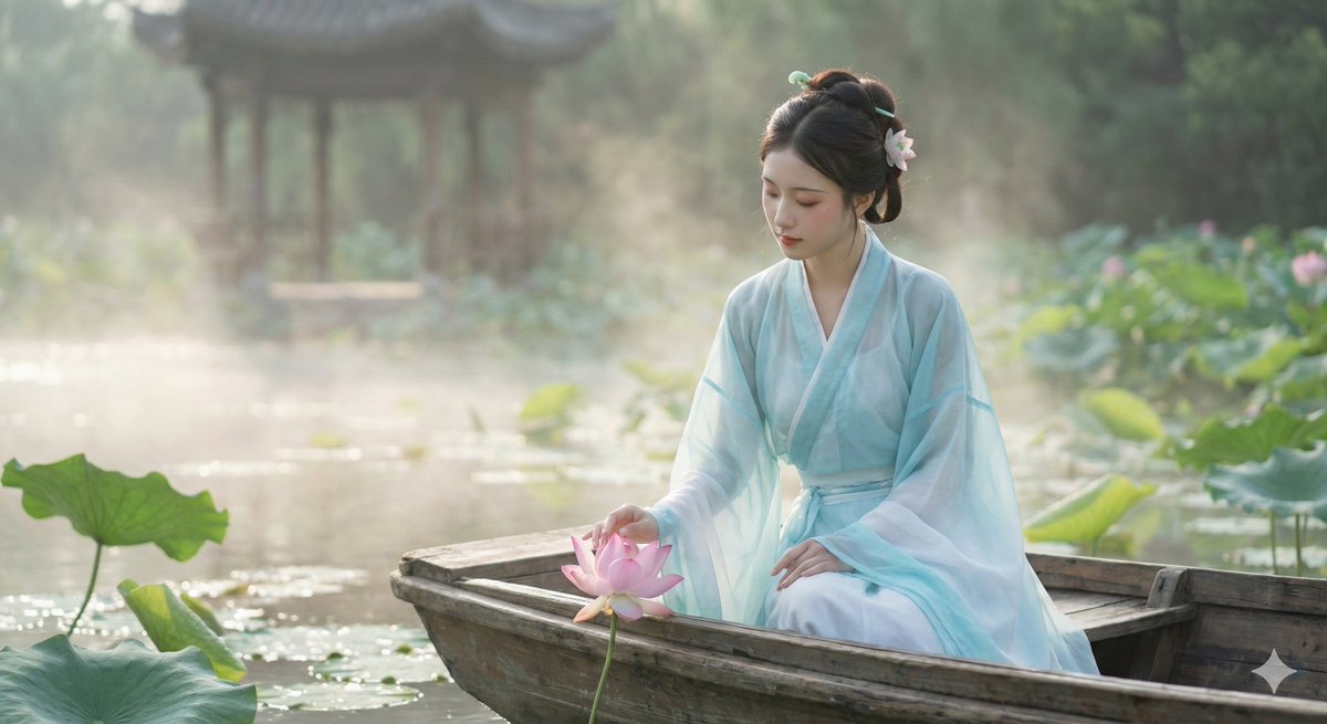 美丽的汉服女孩