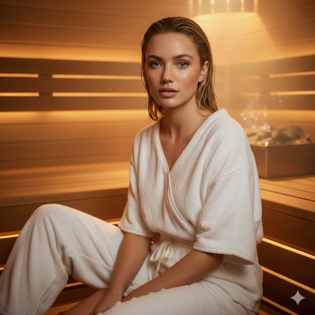 静谧之美：桑拿肖像