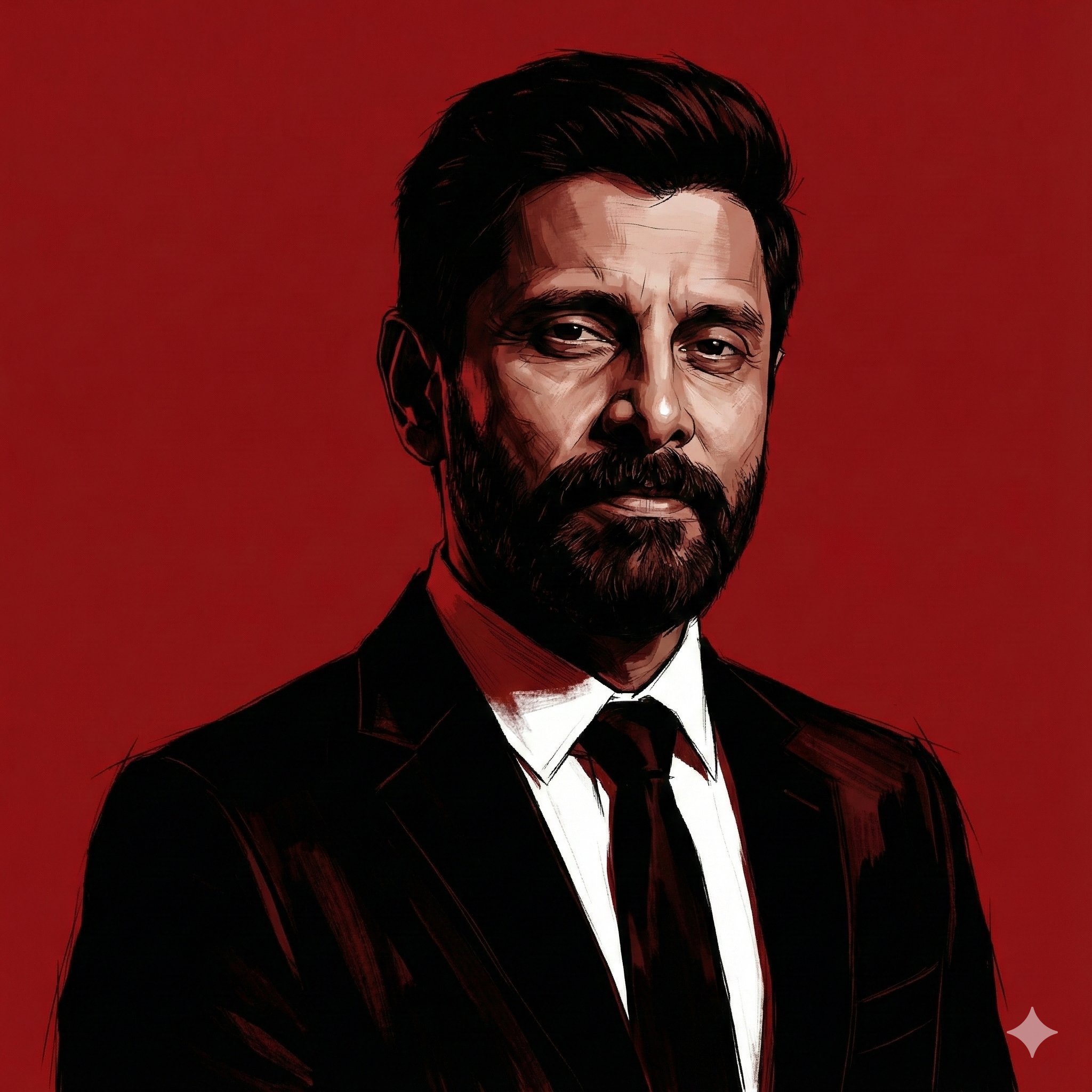 戏剧性漫画风格人物肖像