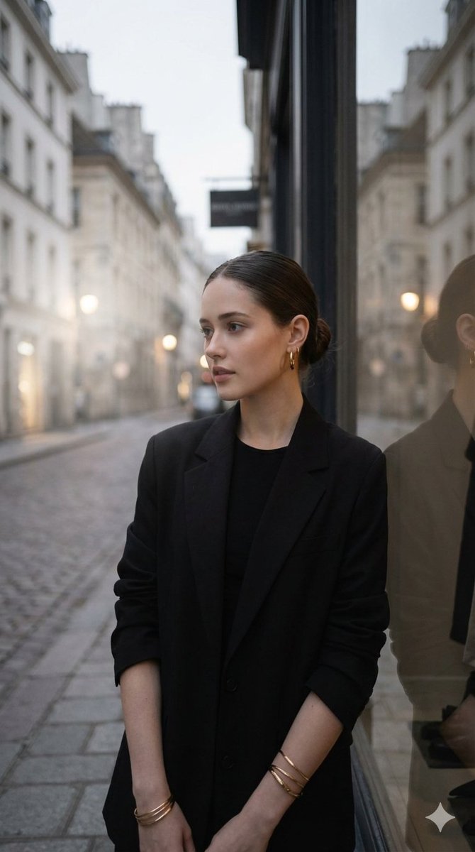 优雅女士街头写真