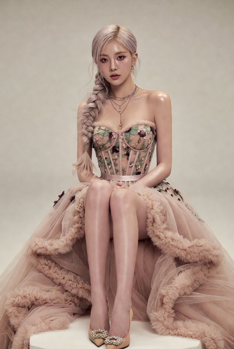 K-pop偶像Ros&eacute;新造型