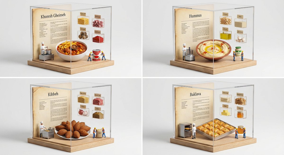 中东美食可视化