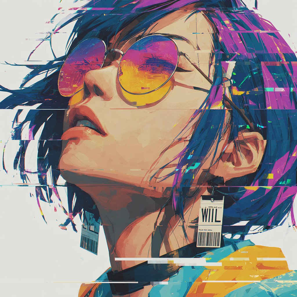 Midjourney的美术性：独特的美女角色