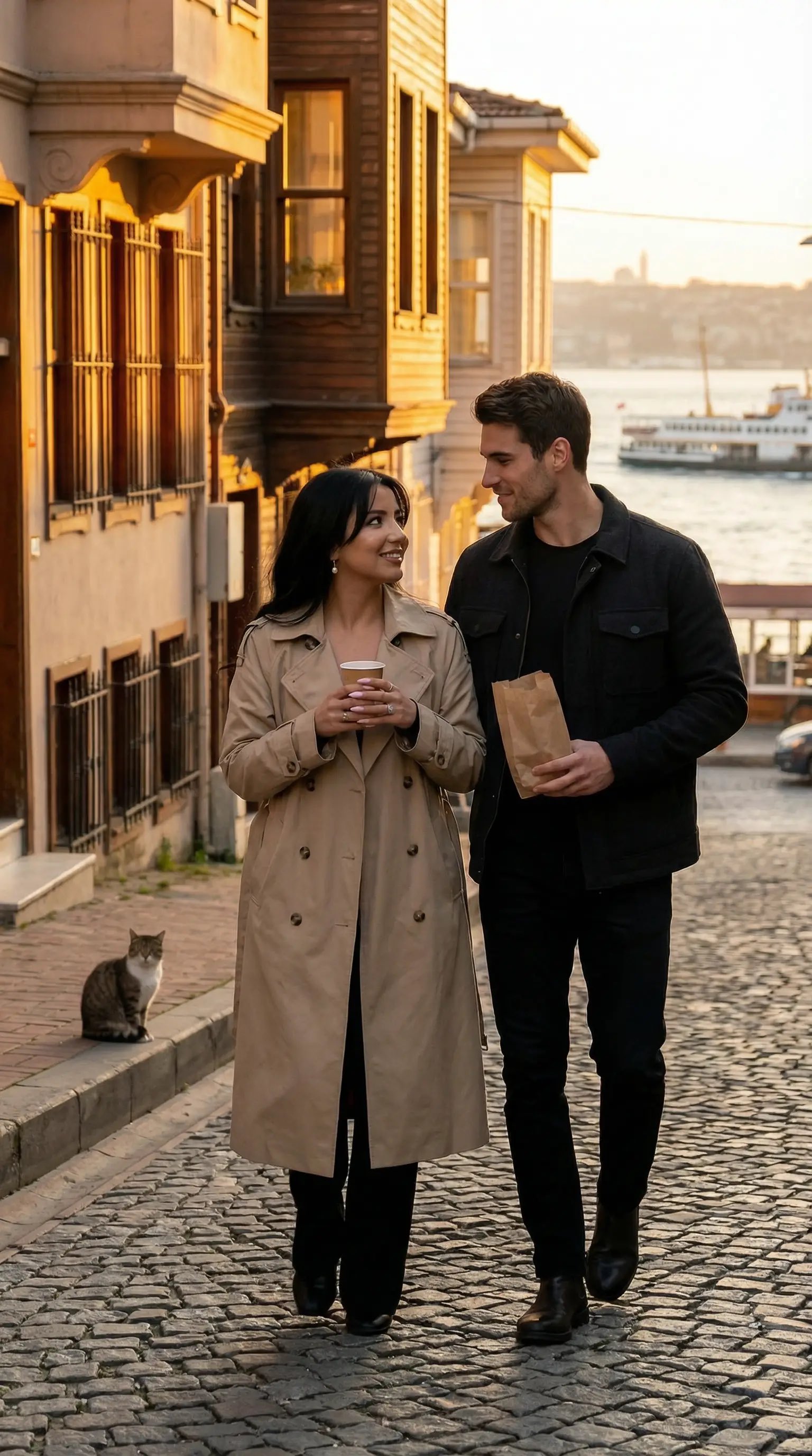 现代伊斯坦布尔黄昏时刻