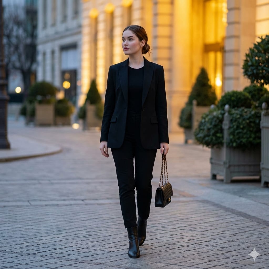 超现实主义全身体裁的年轻女性照片