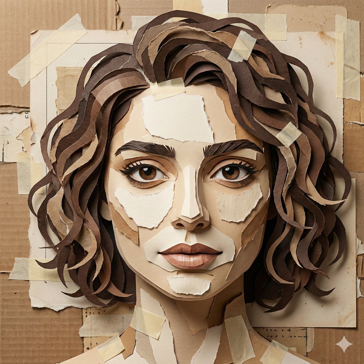 手工艺纸艺艺术作品