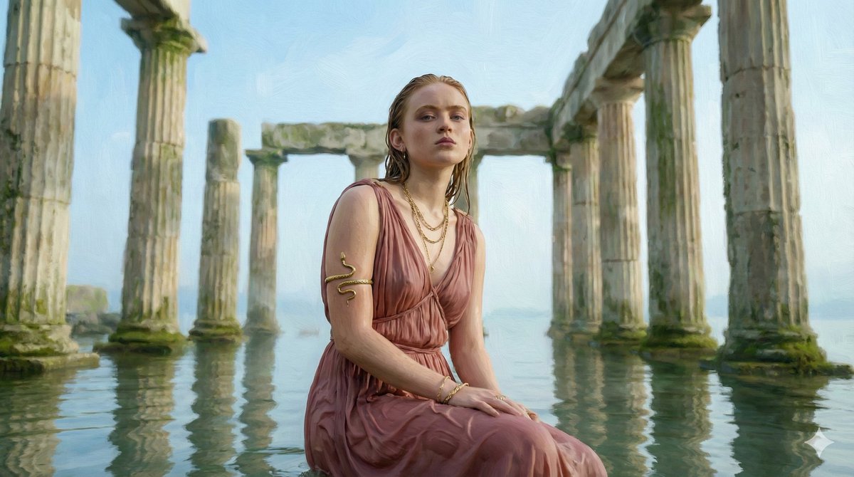 Gemini Nano Banana Pro - 古希腊风格女神像