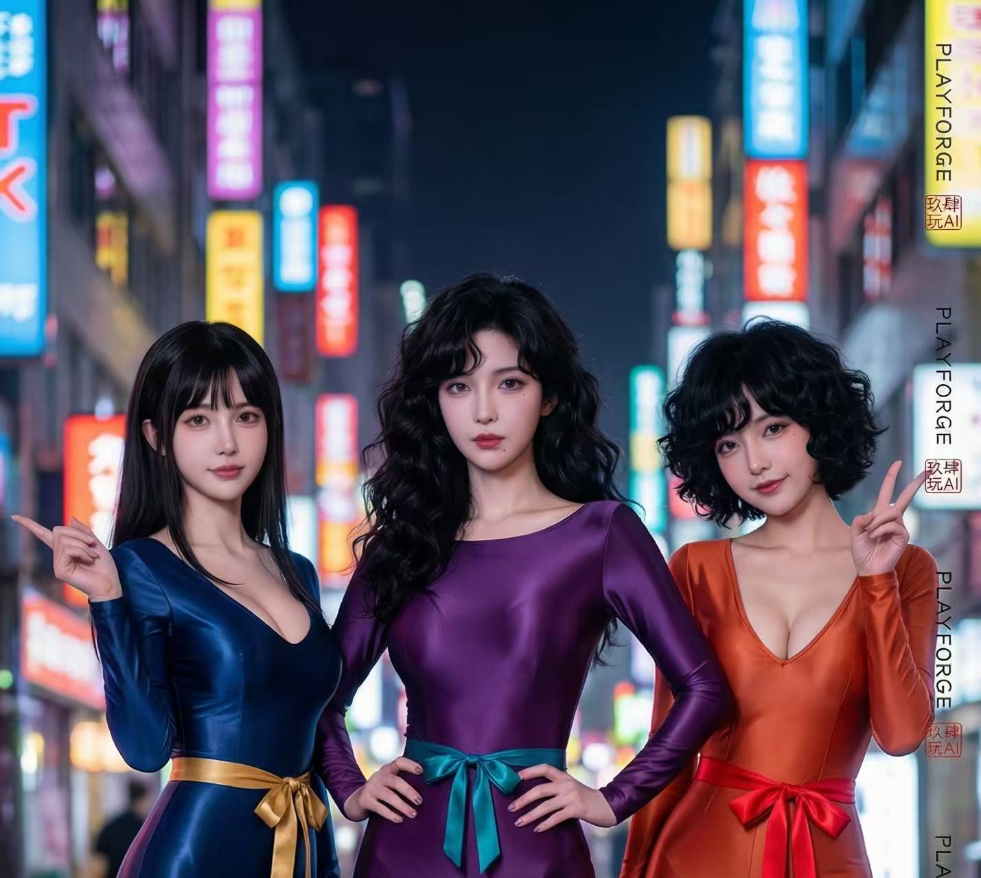 猫眼三姐妹cosplay摄影