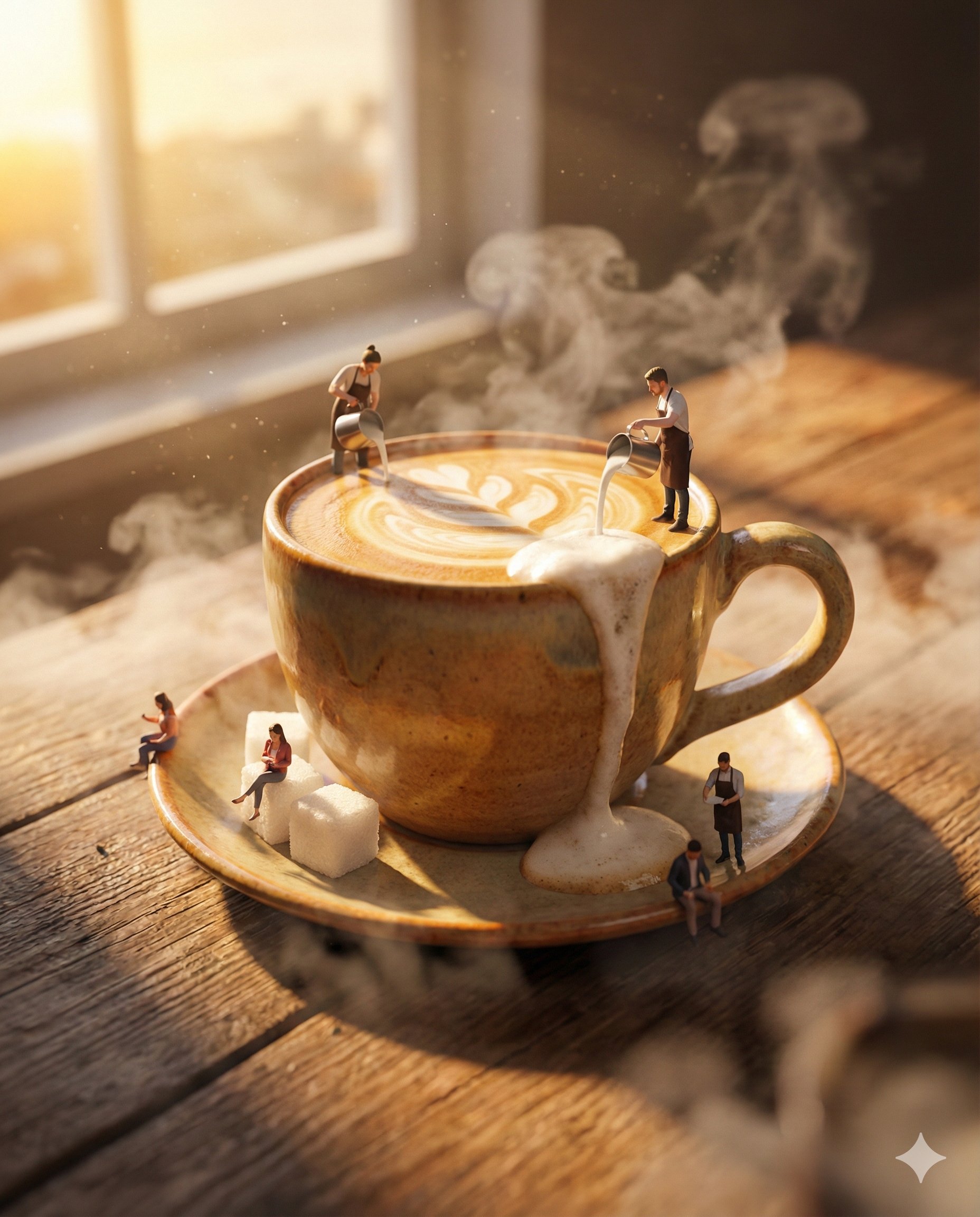 Google Gemini Nano Banana 3D微缩场景