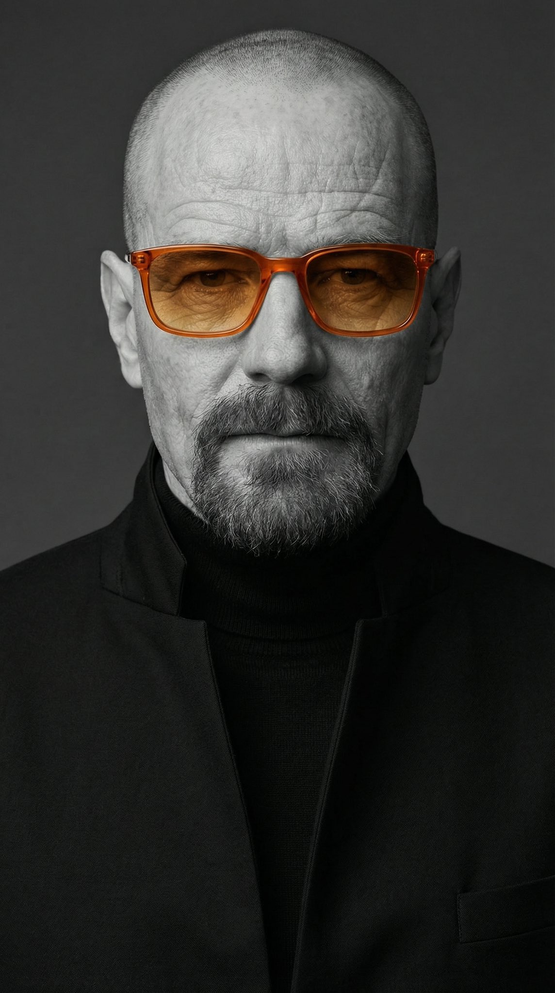 单色工作室肖像