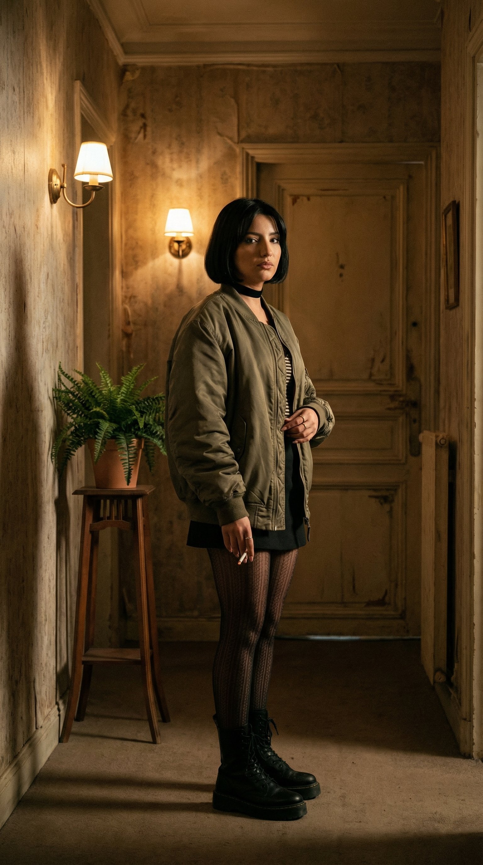 1990年代巴黎公寓走廊