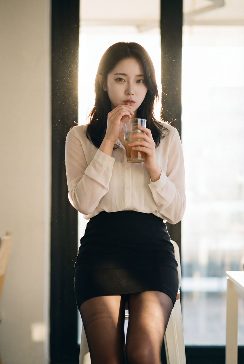 Rinko Kawauchi 风格的性感韩国偶像肖像