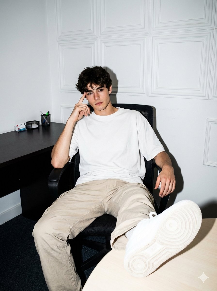 Google Gemini Nano Banana Pro - 休闲办公室快照