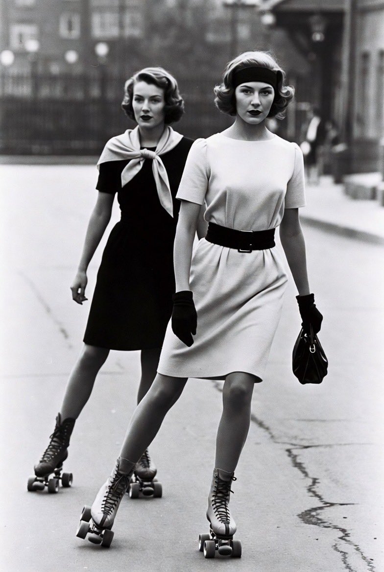 1951年战后欧洲复古黑白街头摄影