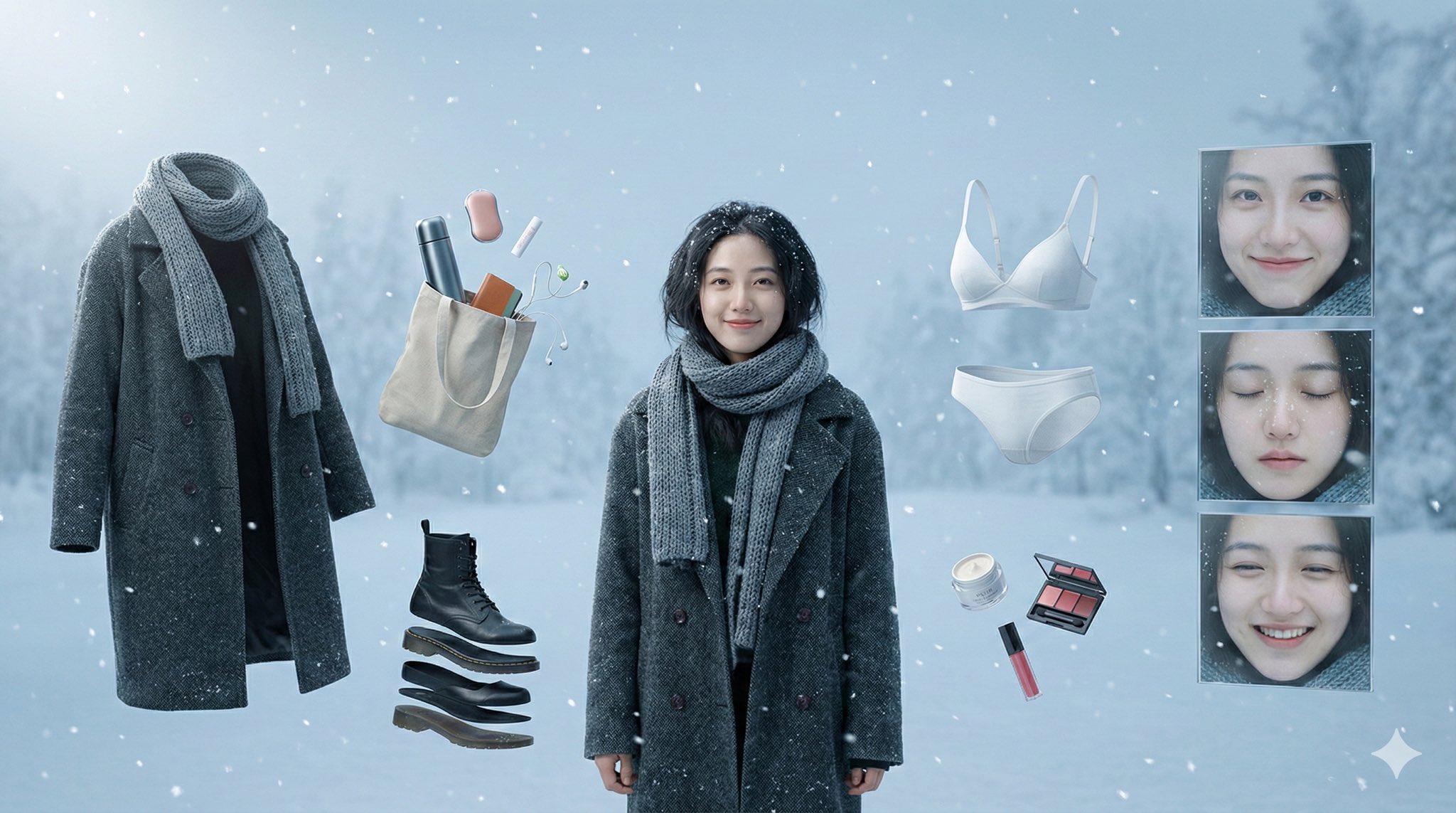 白月光女神穿搭解构