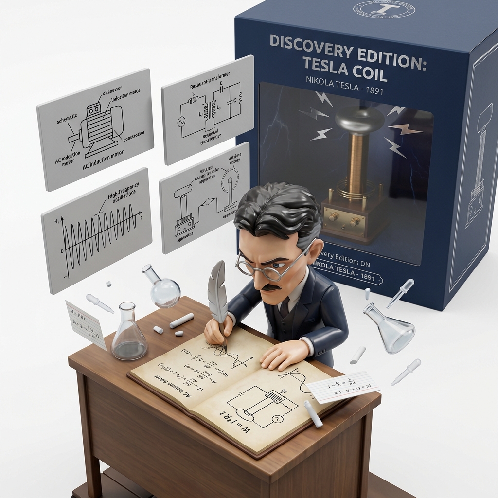 Nikola Tesla 3D科学实验室场景
