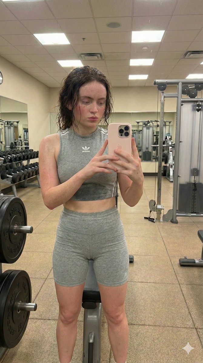 健身房今日的Sadie Sink