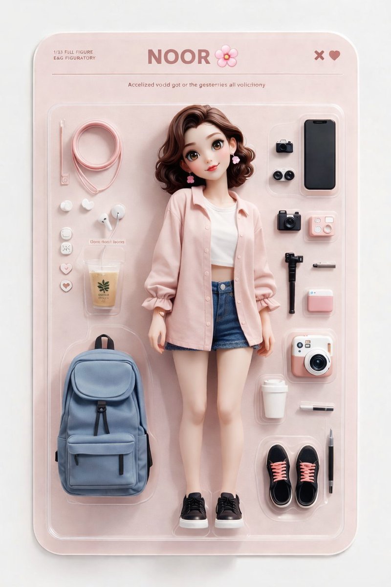 高品质3D动漫女孩玩偶