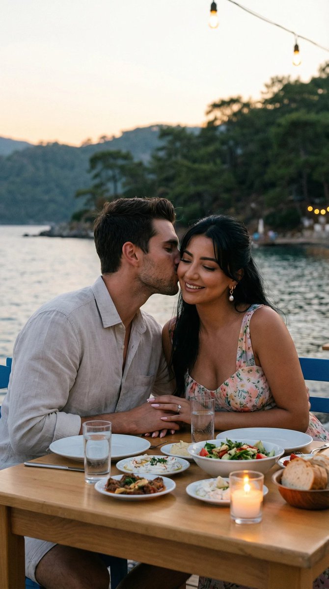 康塔克夏晚景浪漫晚餐