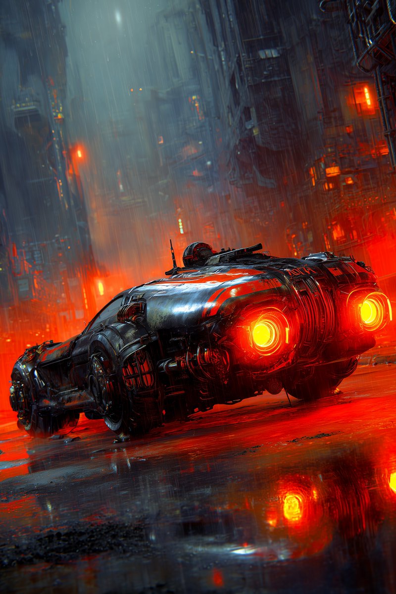 赛博朋克悬浮车