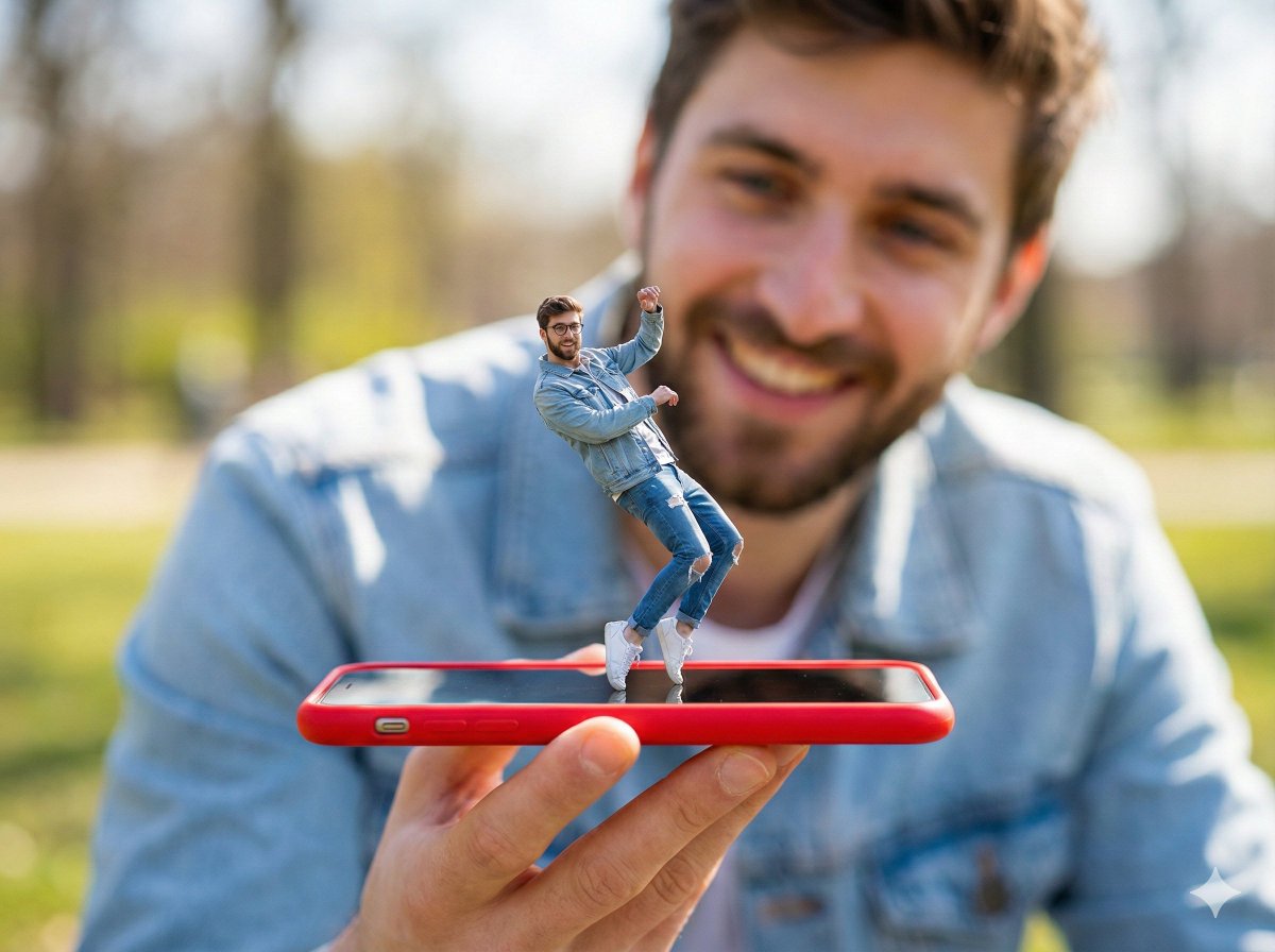 Google 纳米香蕉 Pro 在 Gemini 应用上的超现实合成照片