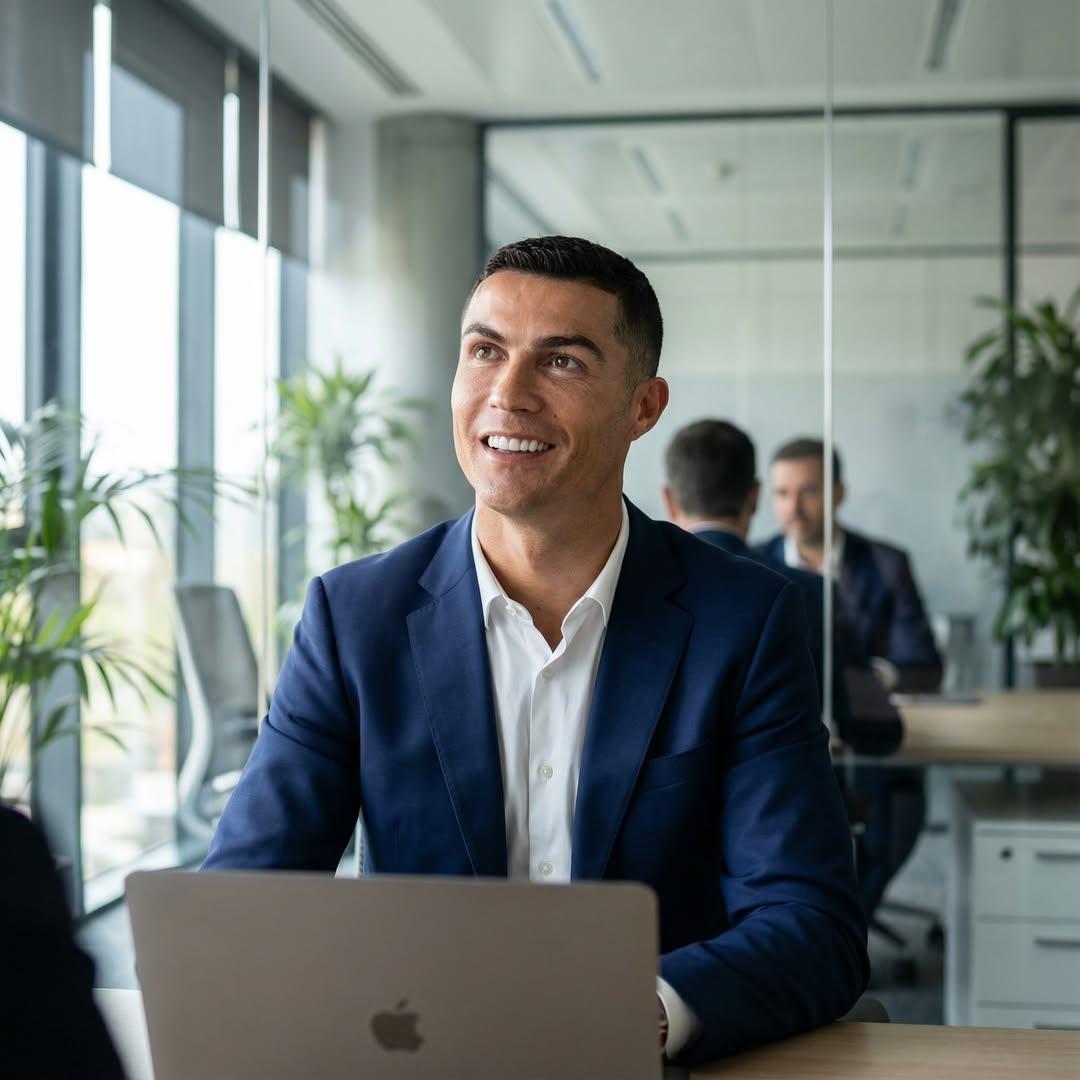 现代办公环境中的专业男士肖像