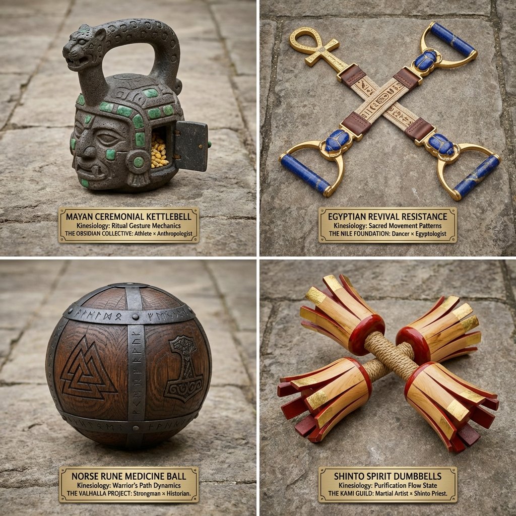 不同文化灵感的4种健身器材