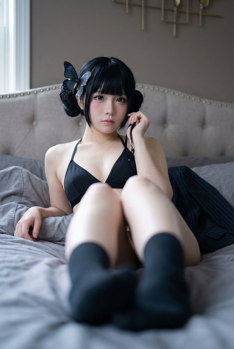 Cosplay风格的卧室肖像