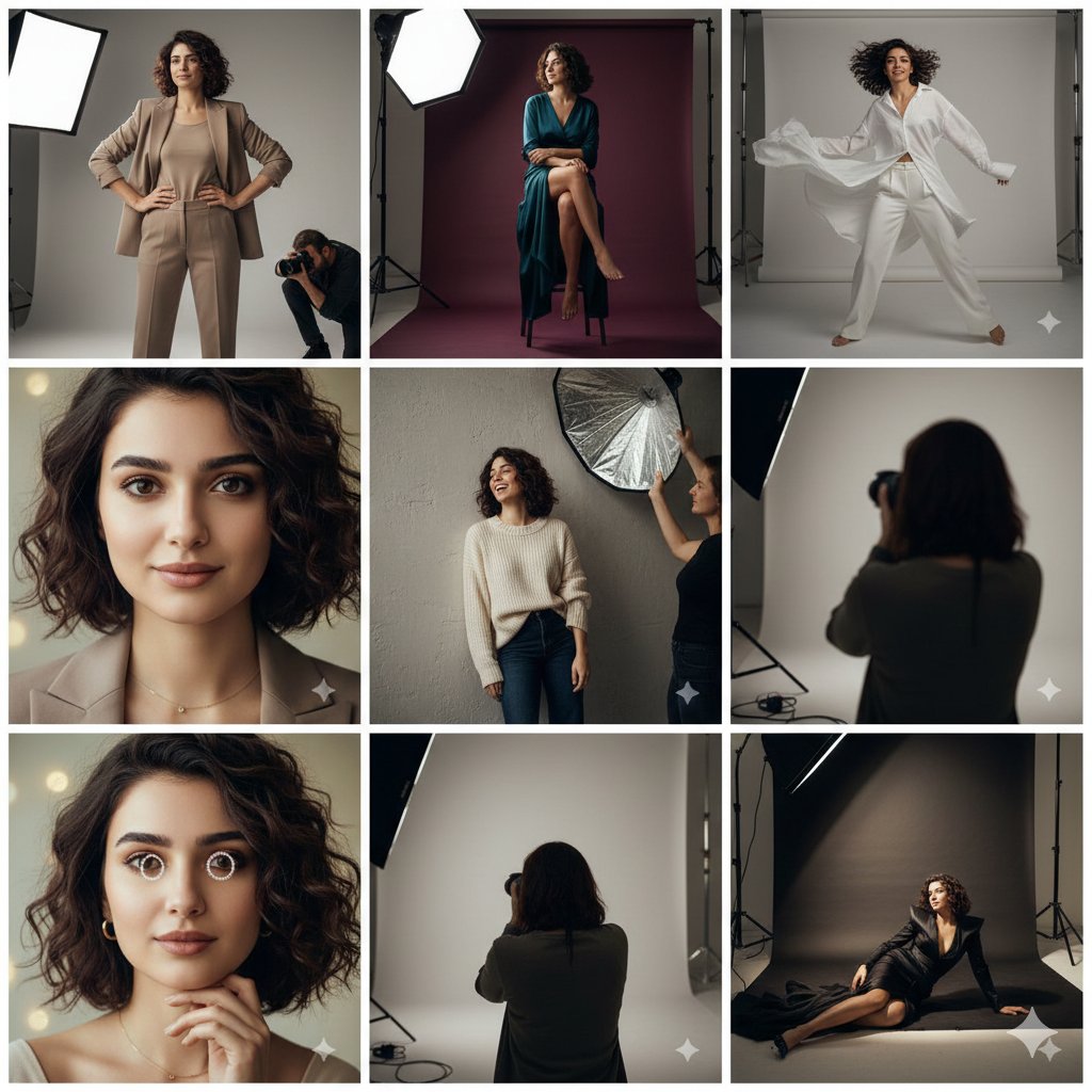 Google Gemini Nano Banana 时尚摄影