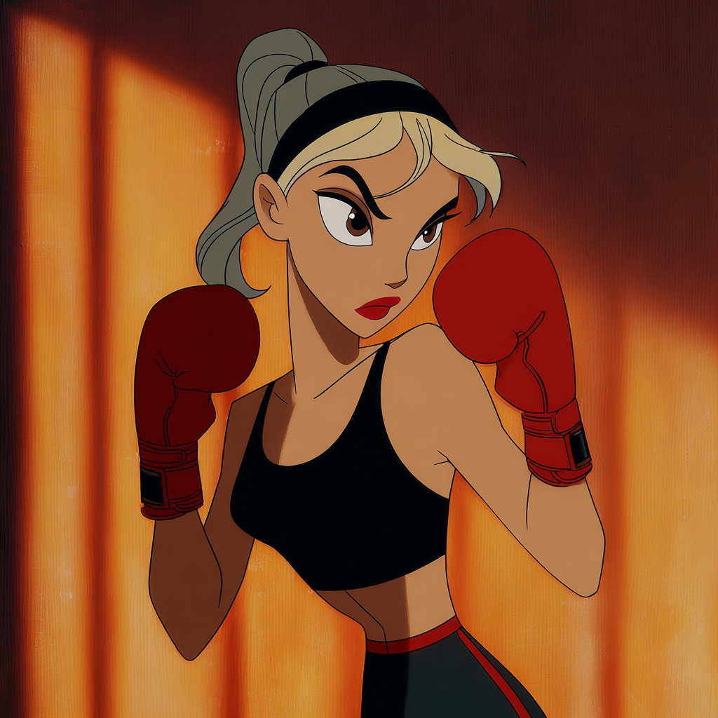 现代卡通黑帮风格参考