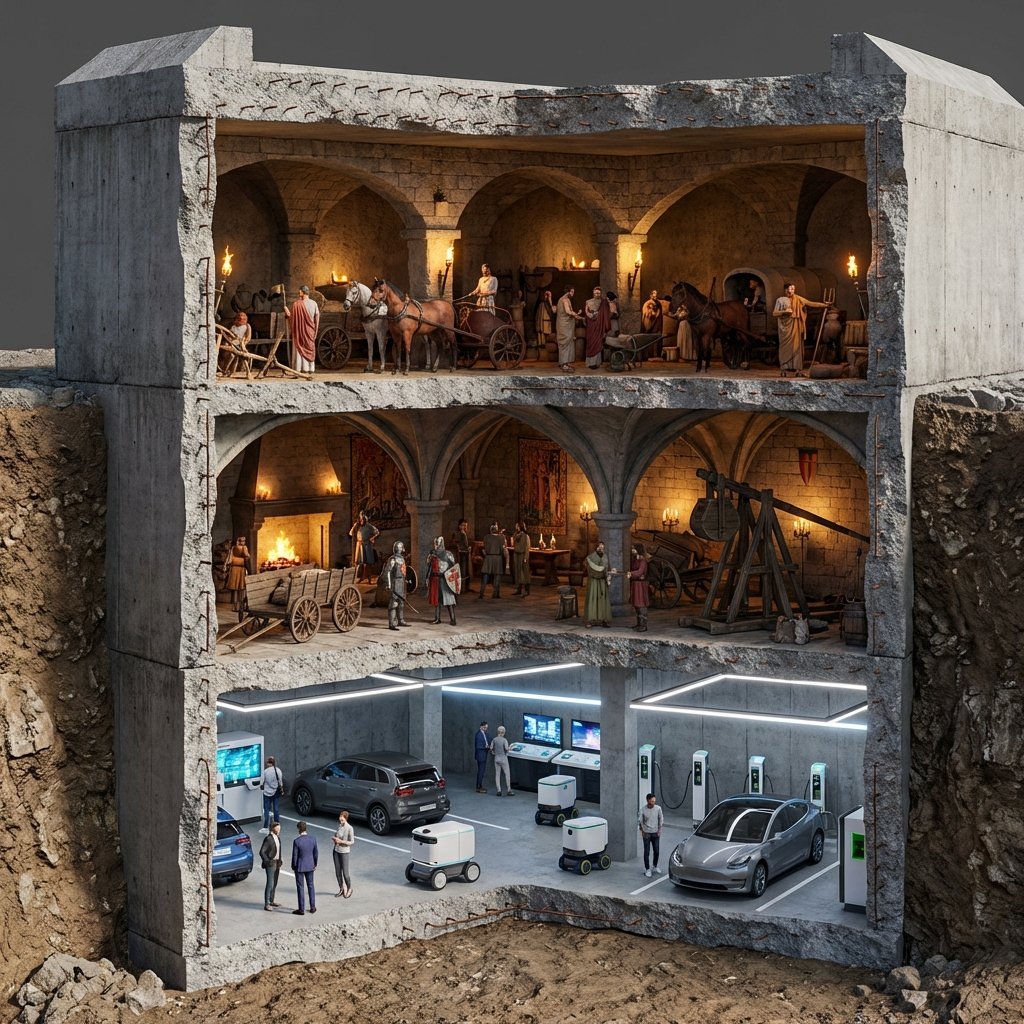 地下堡垒交通演变