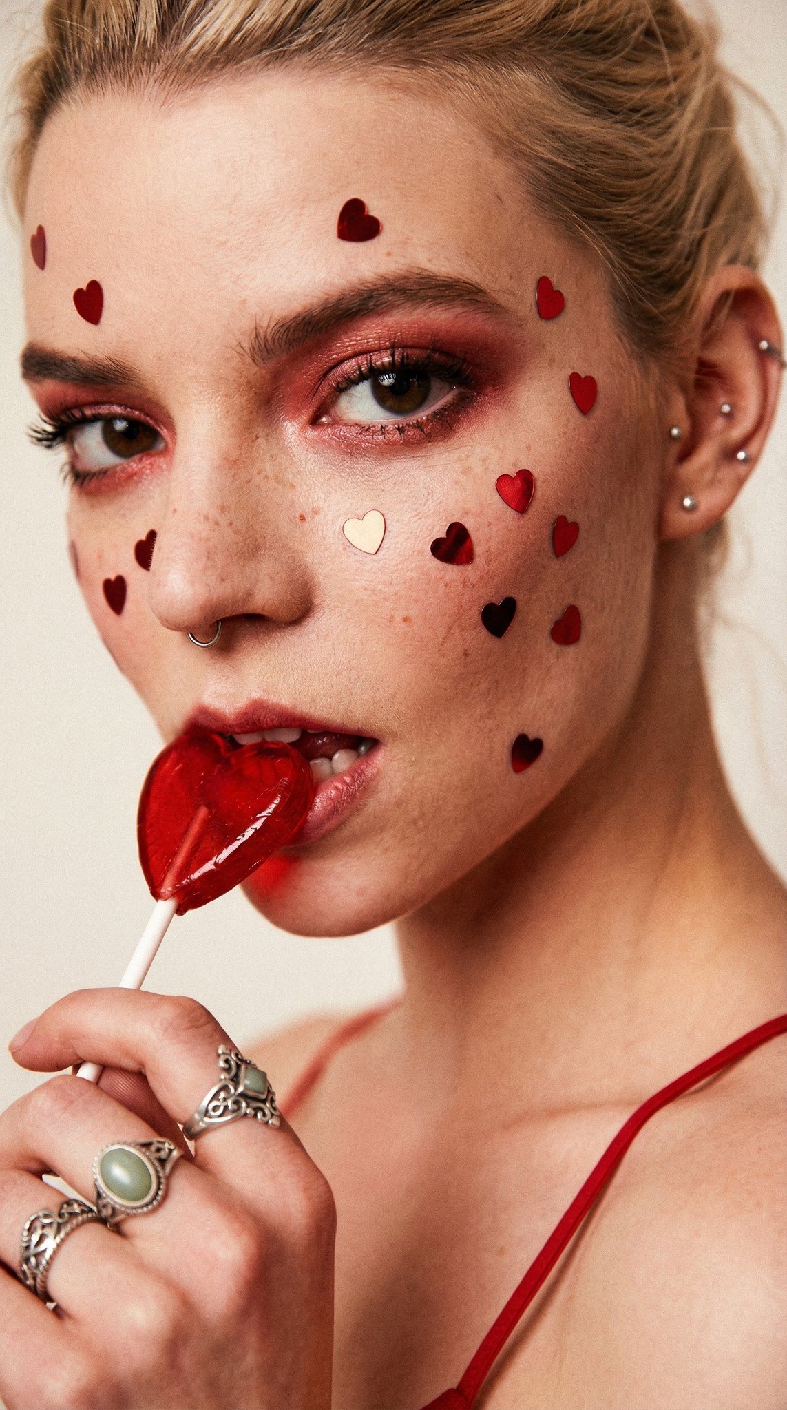 情人节氛围人像