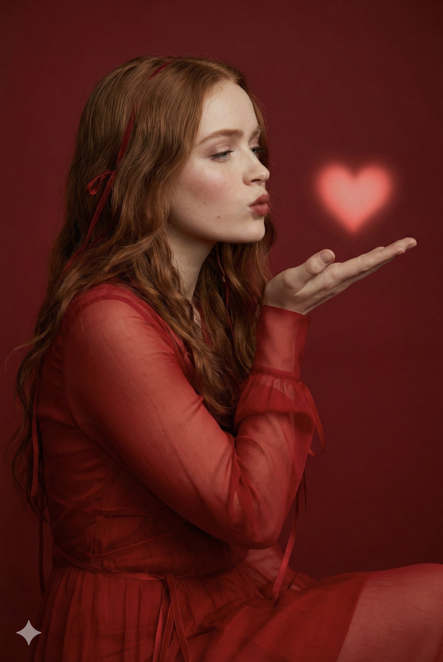 安娜&middot;德&middot;阿玛斯与赛迪亚&middot;辛克和悉尼&middot;斯温尼庆祝情人节