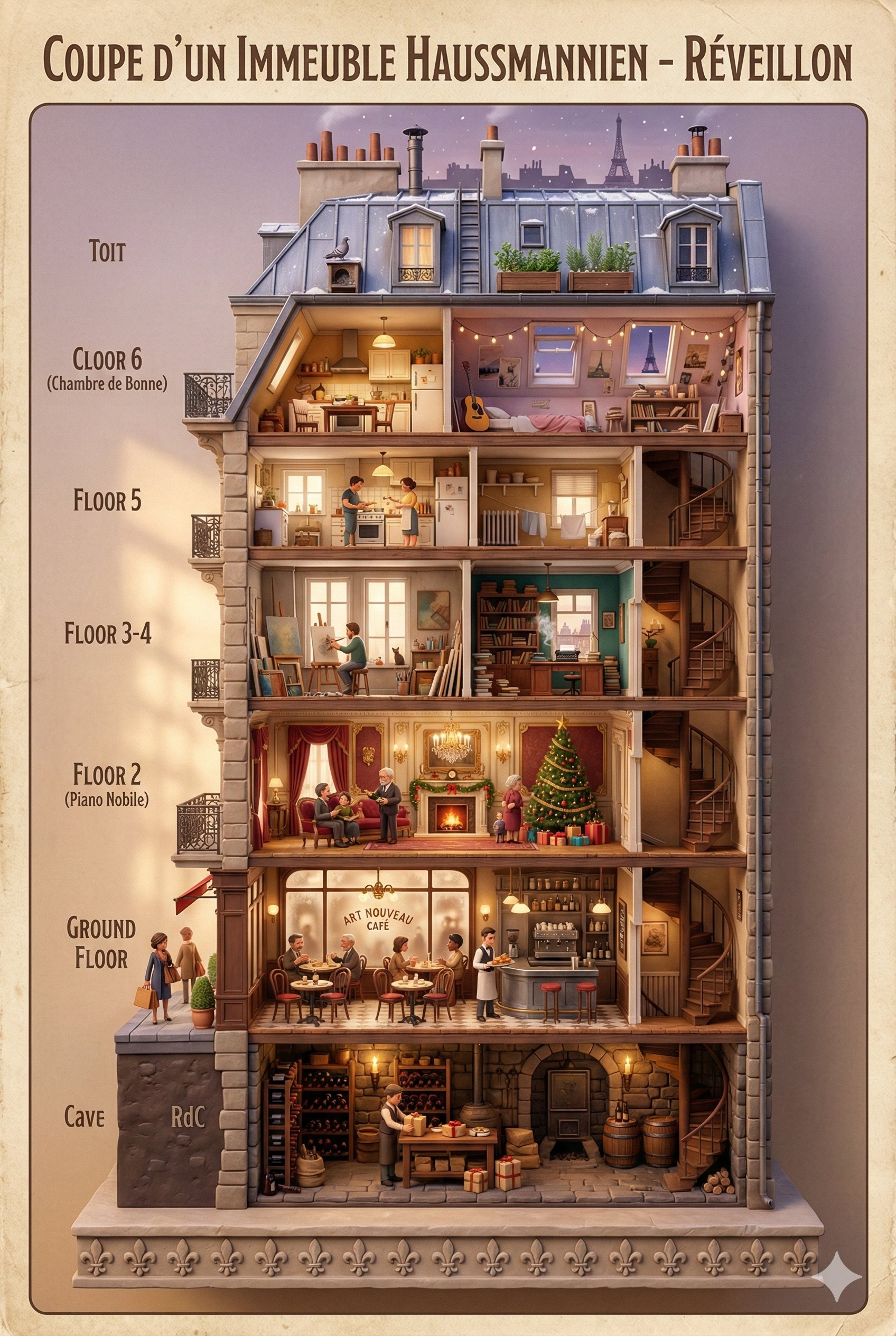 剖面浮雕世界 Cross-Section Relief World