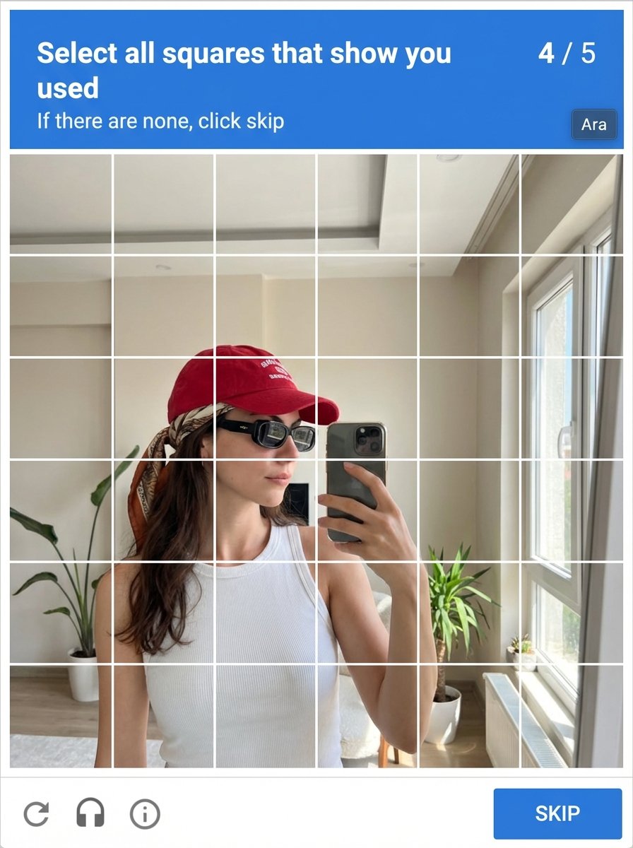 女性面部认证截图