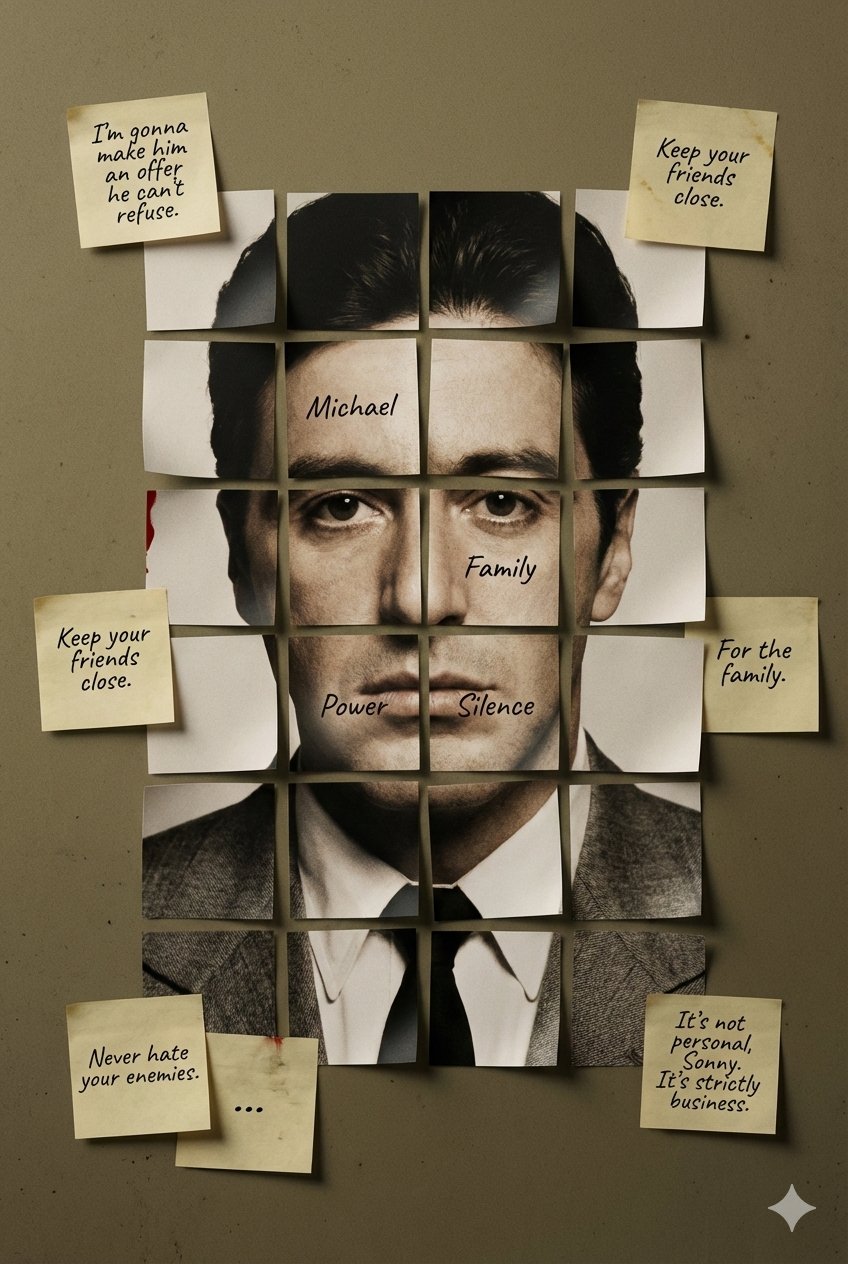 碎片化肖像海报