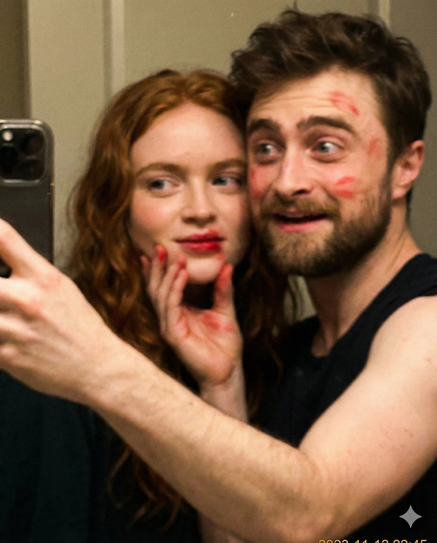 情人节快乐与Sadia的合影