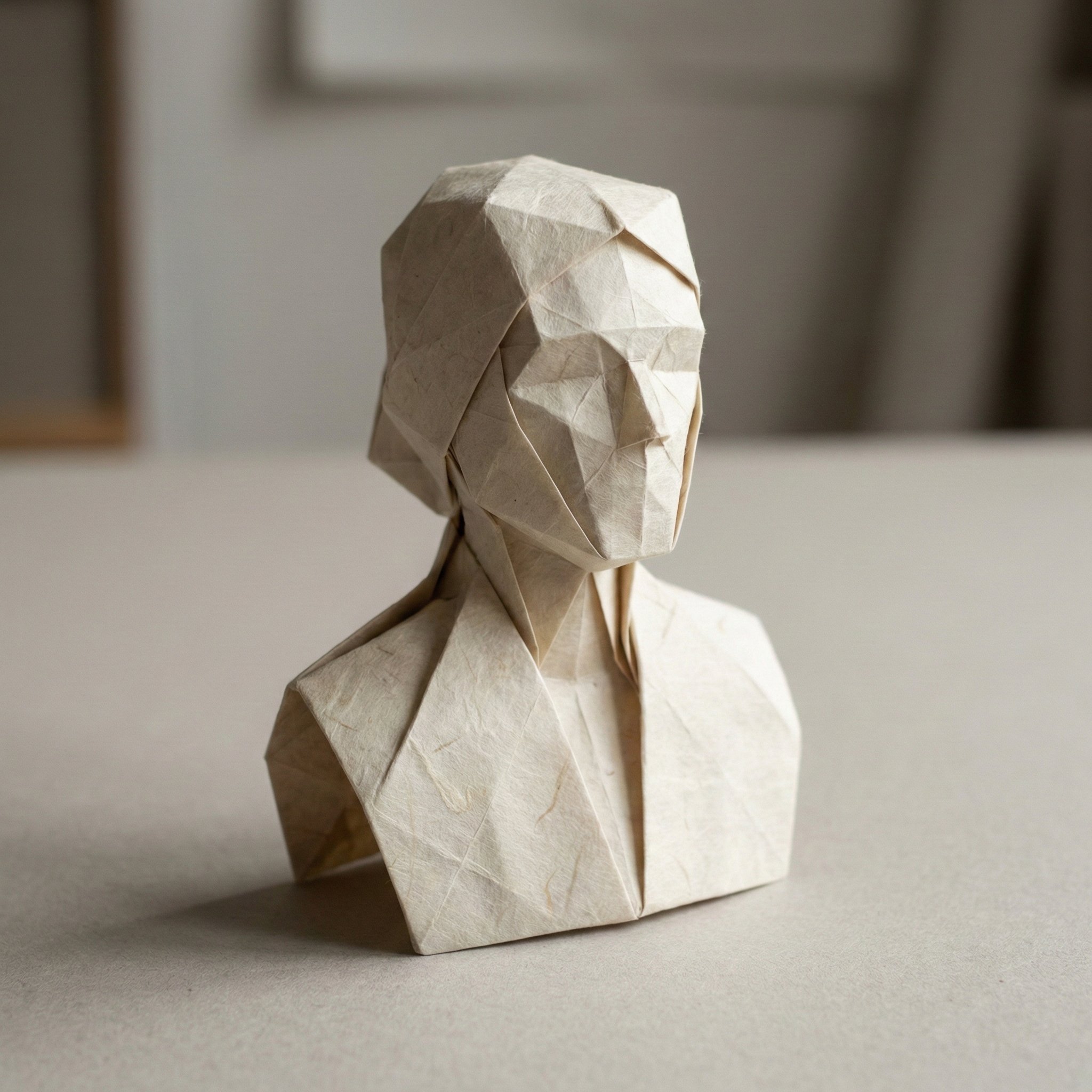 精细折纸风格人物