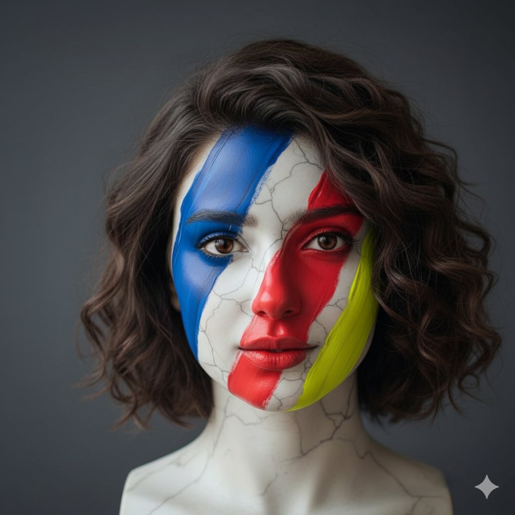 现代大理石雕塑风格的流行艺术作品