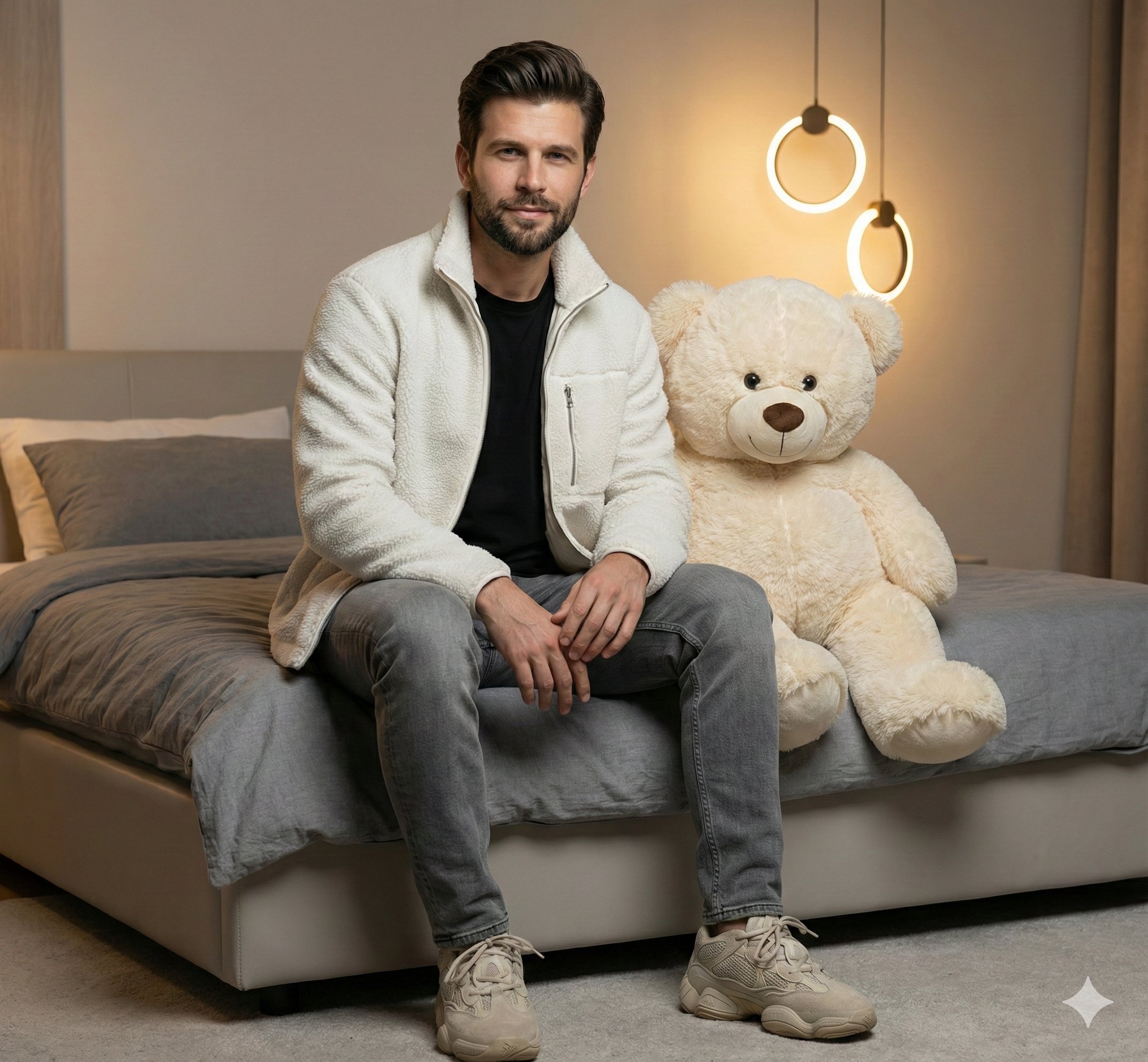 现代风格年轻男士肖像