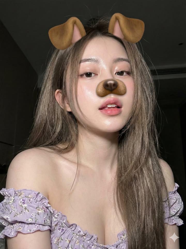 美丽女孩的自拍