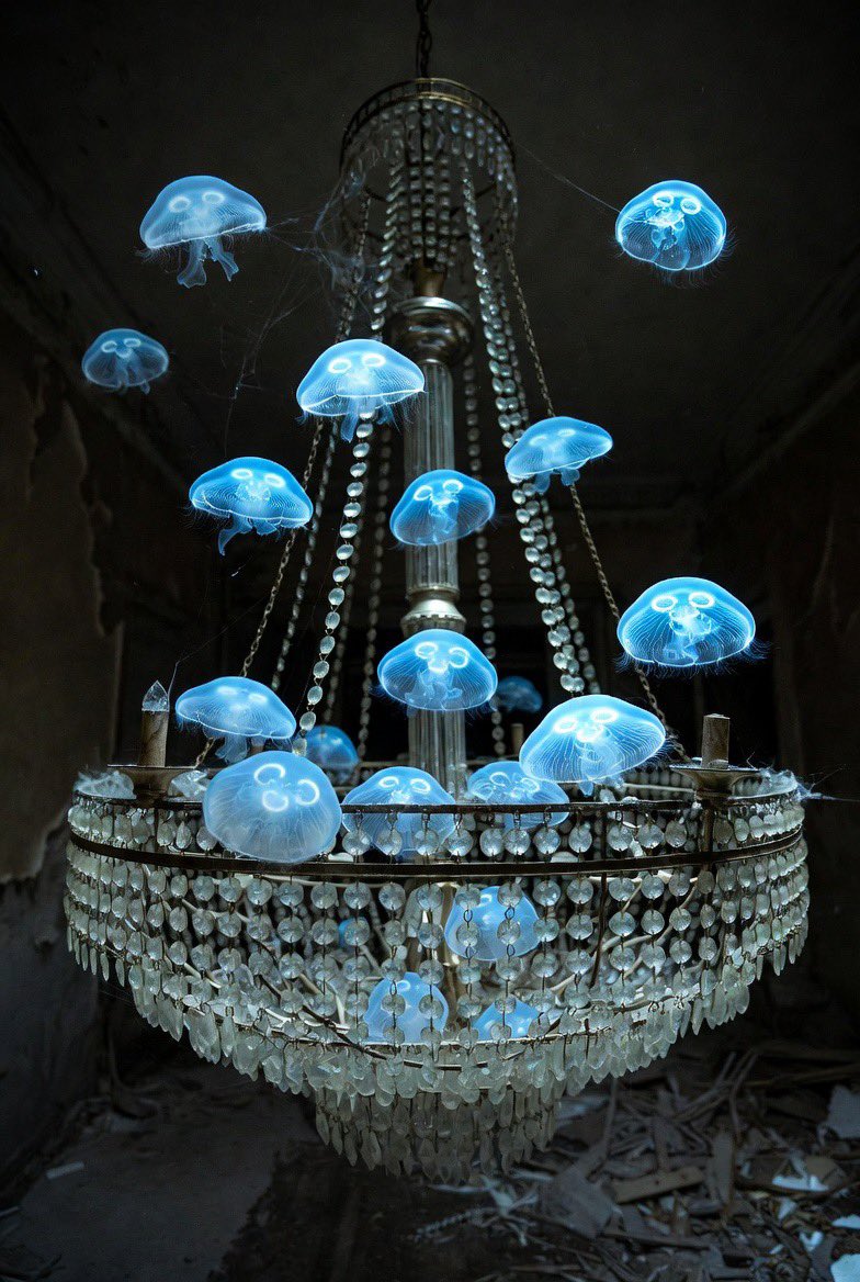 夜晚废弃的维多利亚式舞厅