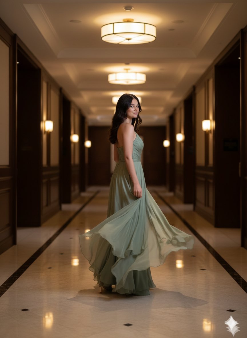 Google Gemini Nano Banana Pro 高时尚动态捕捉图像