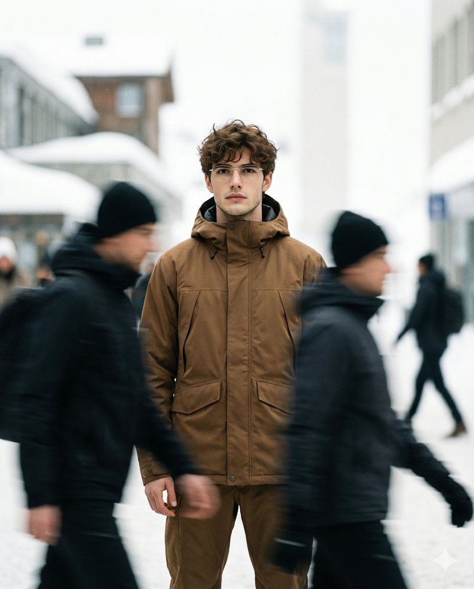 阿尔卑斯风格时尚杂志摄影