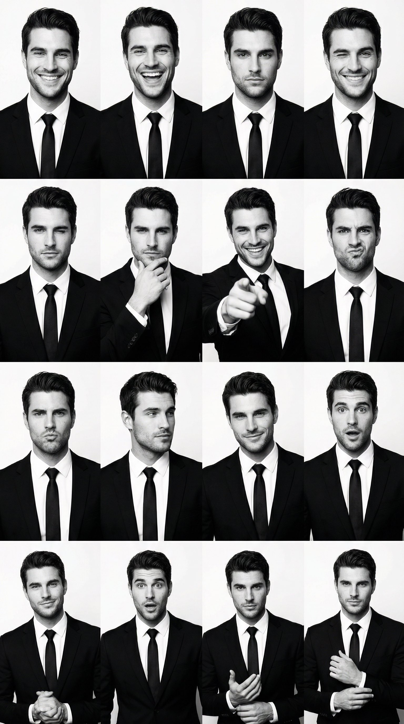 男性照片网格换脸