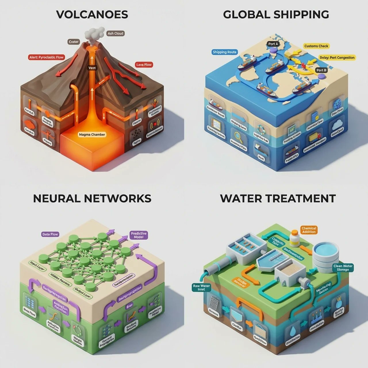 纳米香蕉3D信息图表提示