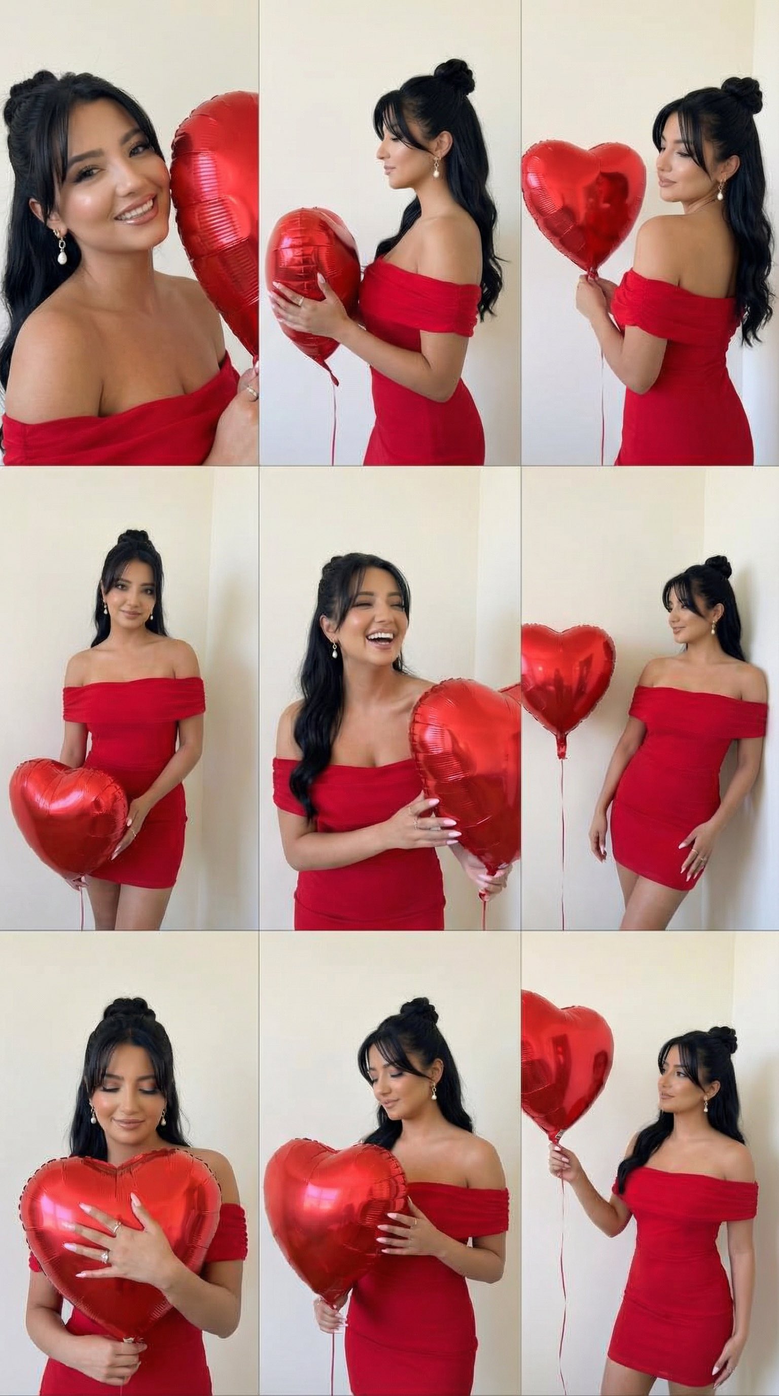 浪漫情人节玫瑰编辑网格