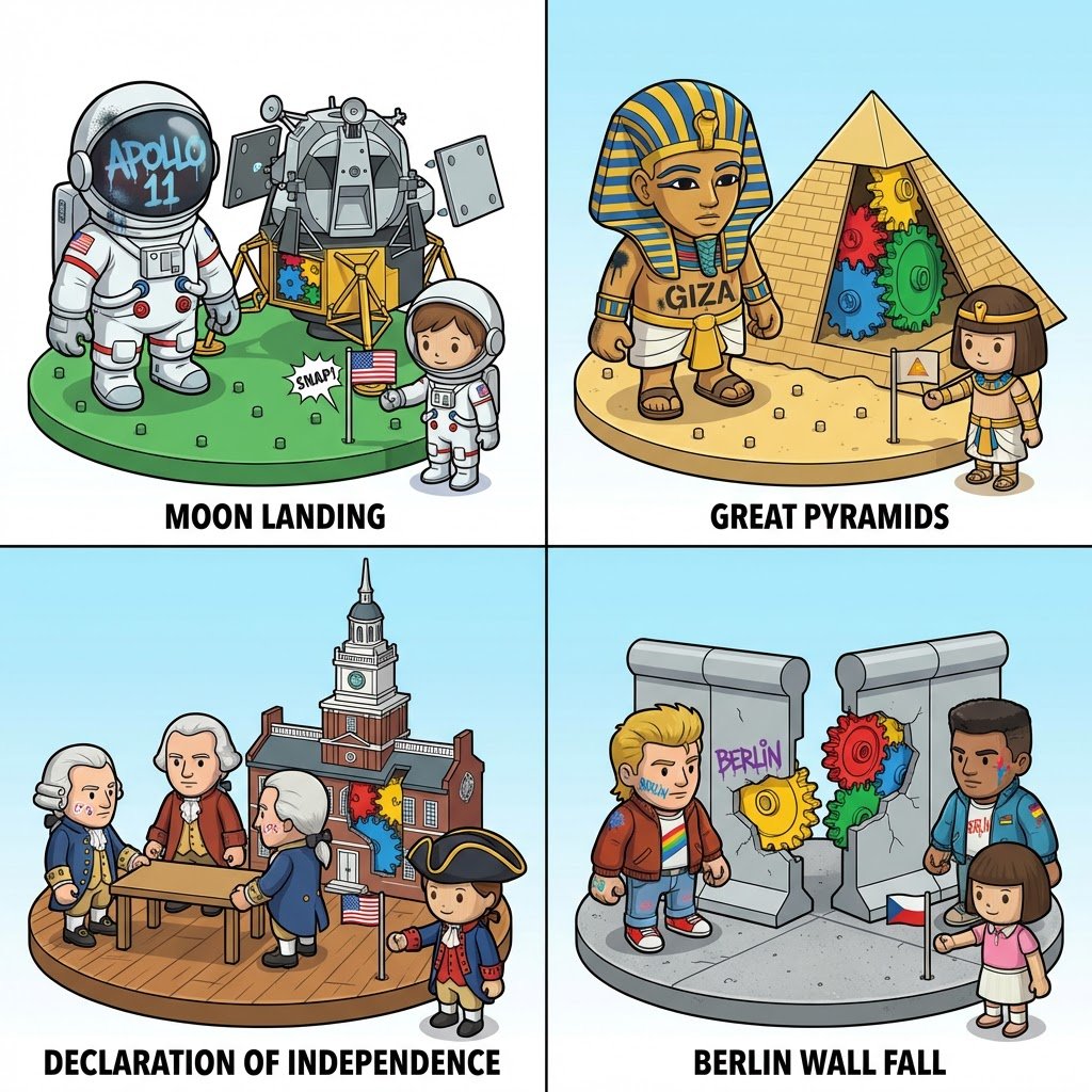 Midjourney与Nano Banana制作的历史事件风格分析