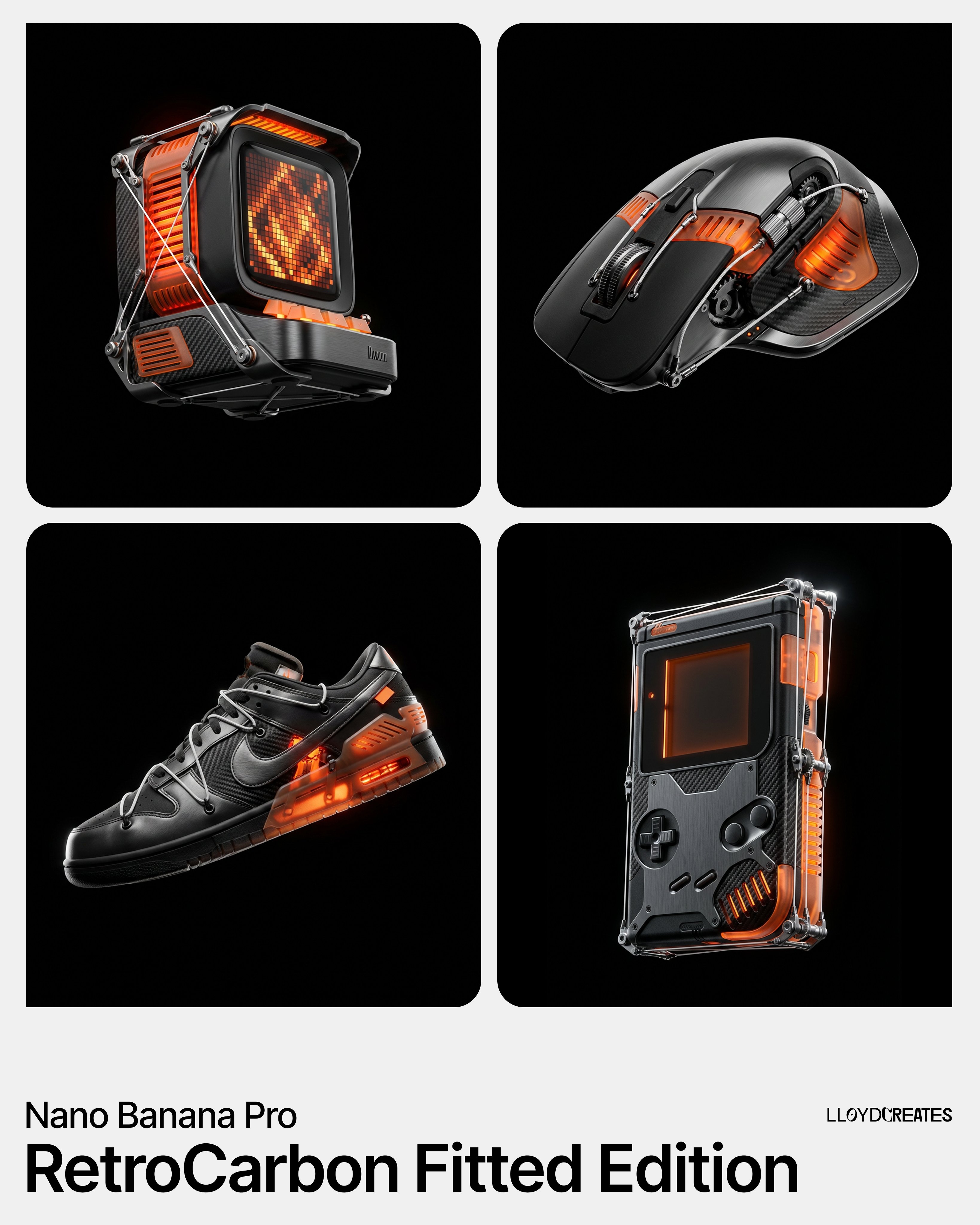 Nano Banana Pro RetroCarbon Fitted Edition