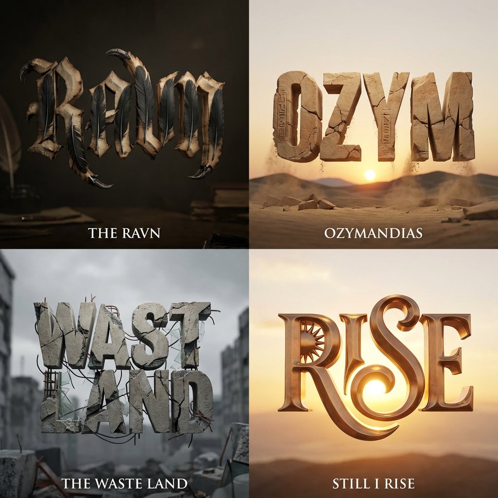 基于诗歌的字体设计